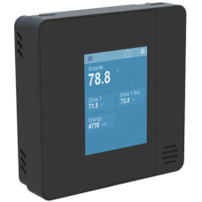TCR10-MOD-TS-LRA LoraWan Touchscreen Room Temperature Controller, 2UI, 4AO, (1RO)